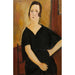 Riproduzione del dipinto Madame Amédée Femme con sigaretta - Amedeo Modigliani