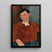 Riproduzione del dipinto Monsieur Deleu - Amedeo Modigliani