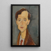 Riproduzione del dipinto Ritratto di Frans Hellens - Amedeo Modigliani