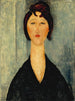 Ritratto di una giovane donna - Amedeo Modigliani — vista dell’opera