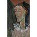 Riproduzione del dipinto Autoritratto in Pierrot - Amedeo Modigliani