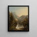 Un lago tra le montagne - Scuola Americana — quadro incorniciato alla parete