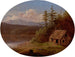 Cabane al bordo del fiume - Scuola Americana — vista dell’opera