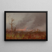 Fuoco della foresta - Scuola Americana — quadro incorniciato alla parete