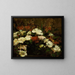 Nature morte con fiori - Scuola Americana — quadro incorniciato alla parete