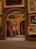 Interno dello studio, forse il Boston Athenaeum - Scuola Americana — vista dell’opera