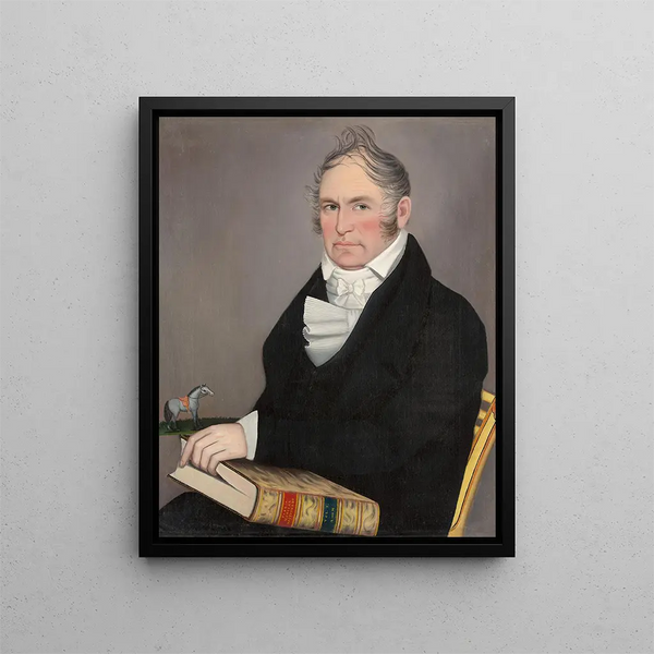 Cornelius Allerton - Ammi Phillips — quadro incorniciato alla parete