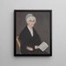 Mme Reuben Allerton Lois Atherton - Ammi Phillips — quadro incorniciato alla parete