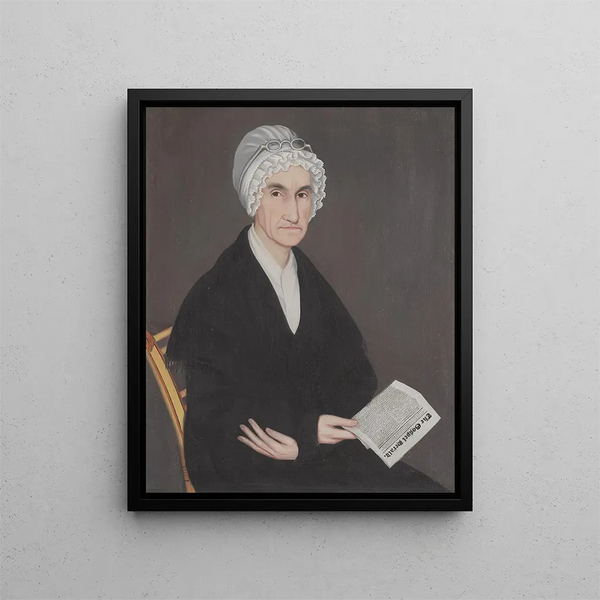 Mme Reuben Allerton Lois Atherton - Ammi Phillips — quadro incorniciato alla parete