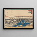 Acqua sgorgante dopo la neve - Andō Hiroshige — quadro incorniciato alla parete