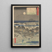 Emonzaka - Andō Hiroshige — quadro incorniciato alla parete