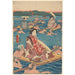 Riproduzione del dipinto Traversée di un Grande Fiume - Andō Hiroshige