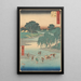 Fujieda - Andō Hiroshige — quadro incorniciato alla parete
