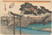 Temple Fujisawa Yugyōji - Andō Hiroshige — vista dell’opera