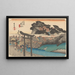 Temple Fujisawa Yugyōji - Andō Hiroshige — quadro incorniciato alla parete