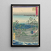 Riproduzione del dipinto Gruppo tra gli Alberi di Pini e una Baia - Andō Hiroshige