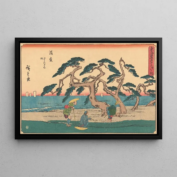 Hamamatsu - Andō Hiroshige — quadro incorniciato alla parete