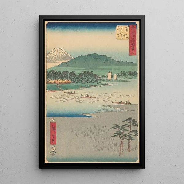 Hiratsuka - Andō Hiroshige — quadro incorniciato alla parete