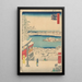 Isola nella Neve - Andō Hiroshige — quadro incorniciato alla parete