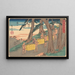 Kameyama - Andō Hiroshige — quadro incorniciato alla parete