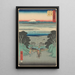 Riproduzione del dipinto Kanaya - Andō Hiroshige