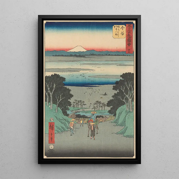 Riproduzione del dipinto Kanaya - Andō Hiroshige