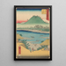 Kanbara - Andō Hiroshige — quadro incorniciato alla parete