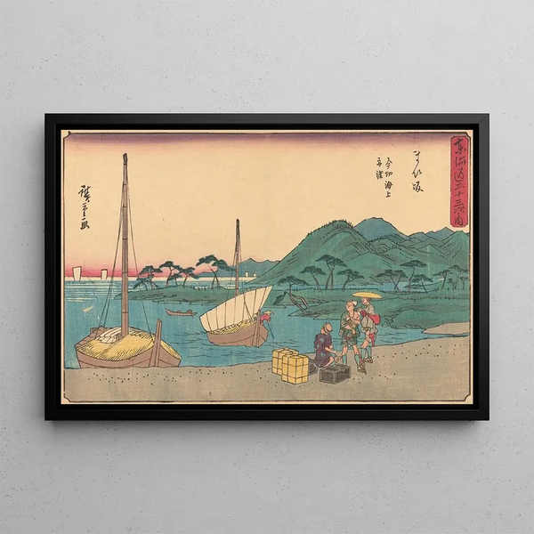 Maisaka - Andō Hiroshige — quadro incorniciato alla parete