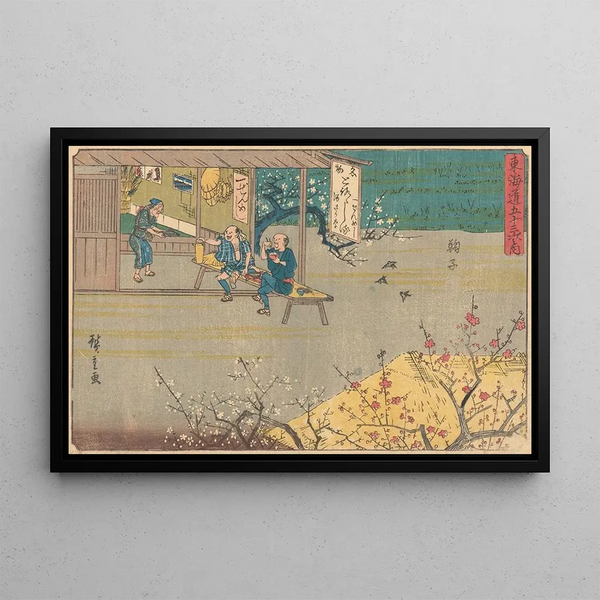 Mariko - Andō Hiroshige — quadro incorniciato alla parete