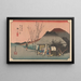 Maruko, celebre boutique di tè Meibutsu Cha Mise - Andō Hiroshige — quadro incorniciato alla parete