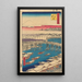 Nihonbashi Temps Clair après la Neige Nihonbashi Yukibare - Andō Hiroshige — quadro incorniciato alla parete