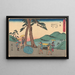 Nissaka - Andō Hiroshige — quadro incorniciato alla parete