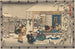 Oishi che lascia la casa sotto la neve - Andō Hiroshige — vista dell’opera