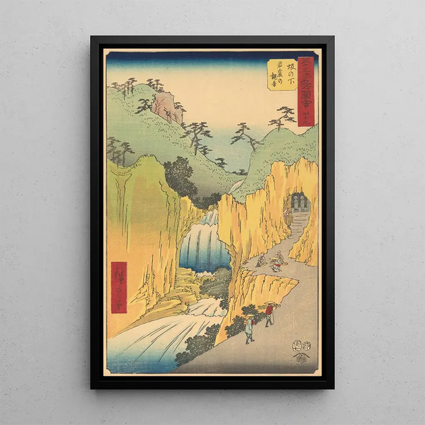 Riproduzione del dipinto Sakanoshita - Andō Hiroshige