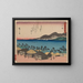 Tokaido, cinquanta-tre stazioni - Andō Hiroshige — quadro incorniciato alla parete