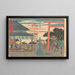 Yokkaichi - Andō Hiroshige — quadro incorniciato alla parete