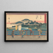 Yoshida - Andō Hiroshige — quadro incorniciato alla parete