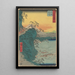 Yui - Andō Hiroshige — quadro incorniciato alla parete