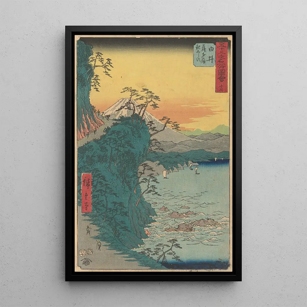 Yui - Andō Hiroshige — quadro incorniciato alla parete