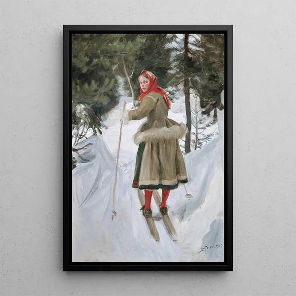 Riproduzione del dipinto Fille de Mora - Anders Zorn