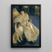 Mme Walter Rathbone Bacon Virginia Purdy Barker 1862-1919 - Anders Zorn — quadro incorniciato alla parete