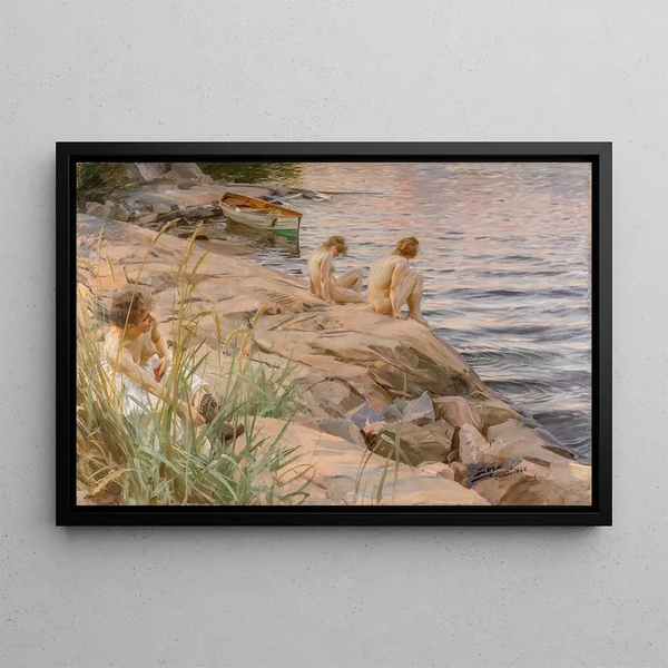 En plein air - Anders Zorn — quadro incorniciato alla parete
