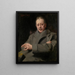 Studio di ritratto di un uomo - Anders Zorn — quadro incorniciato alla parete