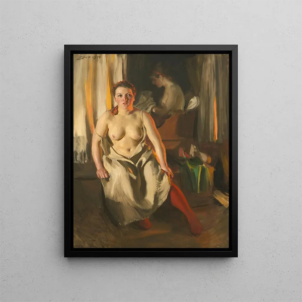 Bas rossi - Anders Zorn — quadro incorniciato alla parete