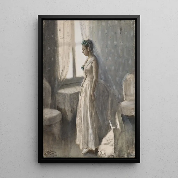 La mariée - Anders Zorn — quadro incorniciato alla parete