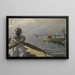 Batelier turco nel porto di Costantinopoli - Anders Zorn — quadro incorniciato alla parete