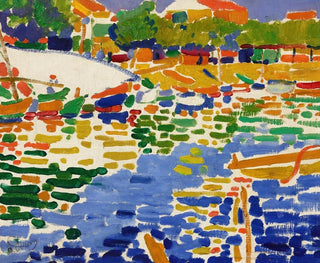Andr Derain - Barques amarres  lEstaque.webp