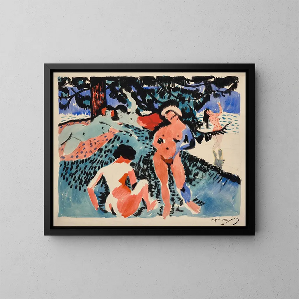 Le Repos - André Derain — quadro incorniciato alla parete