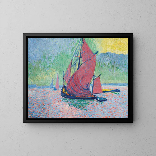 Le vele rosse - André Derain — quadro incorniciato alla parete