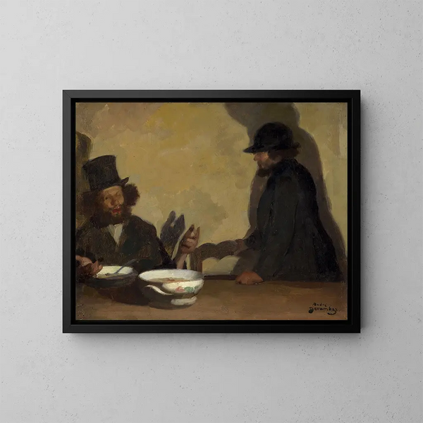 L'invitation - André Devambez — quadro incorniciato alla parete